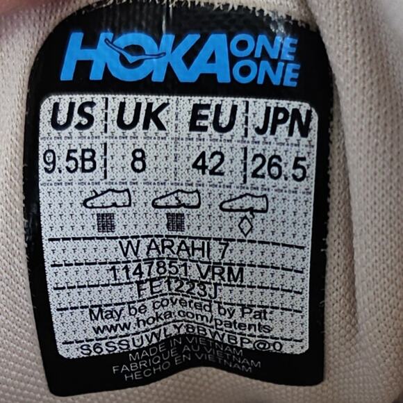 Hoka One One Arahi 7 Vanilla Cream Womens 9.5B Running Shoes Sneakers - Picture 12 of 12